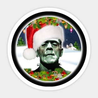 FRANKEN-SANTA VERSION 2!;) Sticker